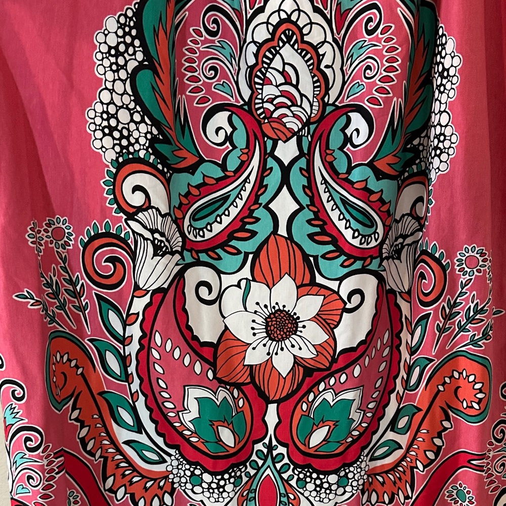 New York & Company Pink Paisley Print Dress – XL Petite – NWT - Picture 5 of 10